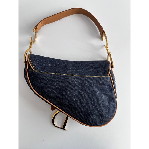 Vintage Dior denim saddle - Picture 4 of 6